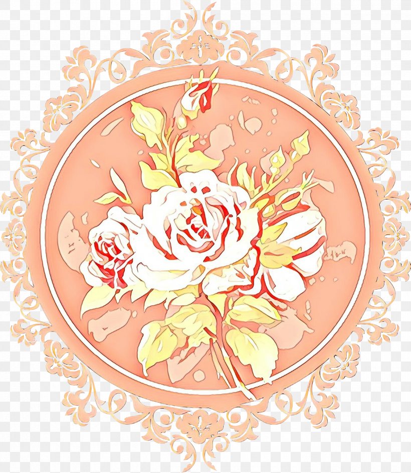 Floral Design, PNG, 2505x2880px, Cartoon, Floral Design, Flower, Ornament, Peach Download Free