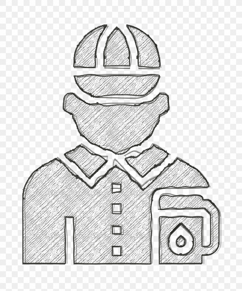 Jobs And Occupations Icon Gas Station Attendant Icon, PNG, 908x1094px, Jobs And Occupations Icon, Coloring Book, Gas Station Attendant Icon, Line Art Download Free
