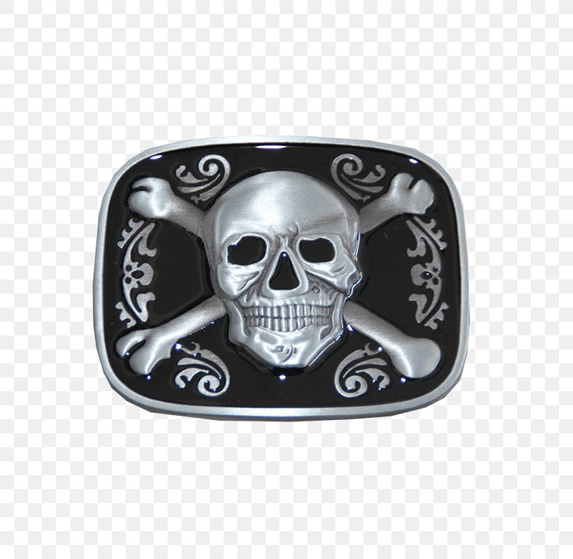 Skull And Crossbones Clothing Accessories Human Skull Belt Buckles, PNG, 800x800px, Skull, Belt, Belt Buckles, Blue, Bone Download Free