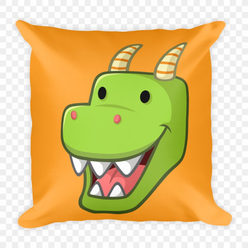 Throw Pillows Cushion Carpe Diem Hoodie, PNG, 1000x1000px, Pillow, Amphibian, Carpe Diem, Cushion, Dinosaur Download Free