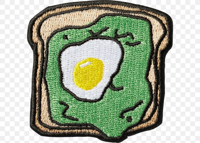 Avocado Toast Embroidered Patch Embroidery, PNG, 600x589px, Avocado Toast, Avocado, Bracelet, Charm Bracelet, Embroidered Patch Download Free