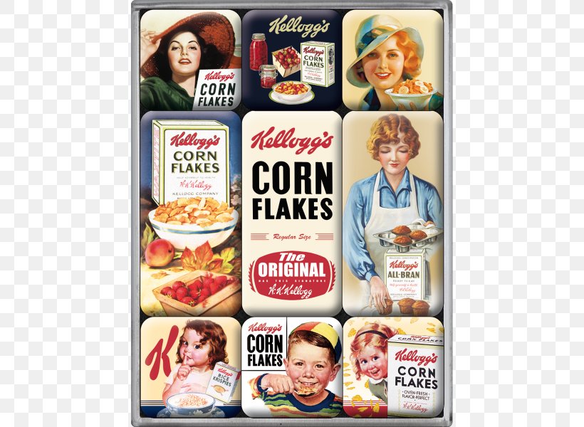 Corn Flakes Breakfast Cereal Kellogg's Craft Magnets, PNG, 600x600px, Corn Flakes, Advertising, Breakfast, Breakfast Cereal, Classic Download Free