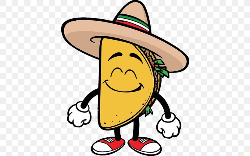 Fun Tacos Mexican Cuisine Vector Graphics Shutterstock, PNG, 512x512px, Taco, Artwork, Cowboy Hat, Fashion Accessory, Food Download Free