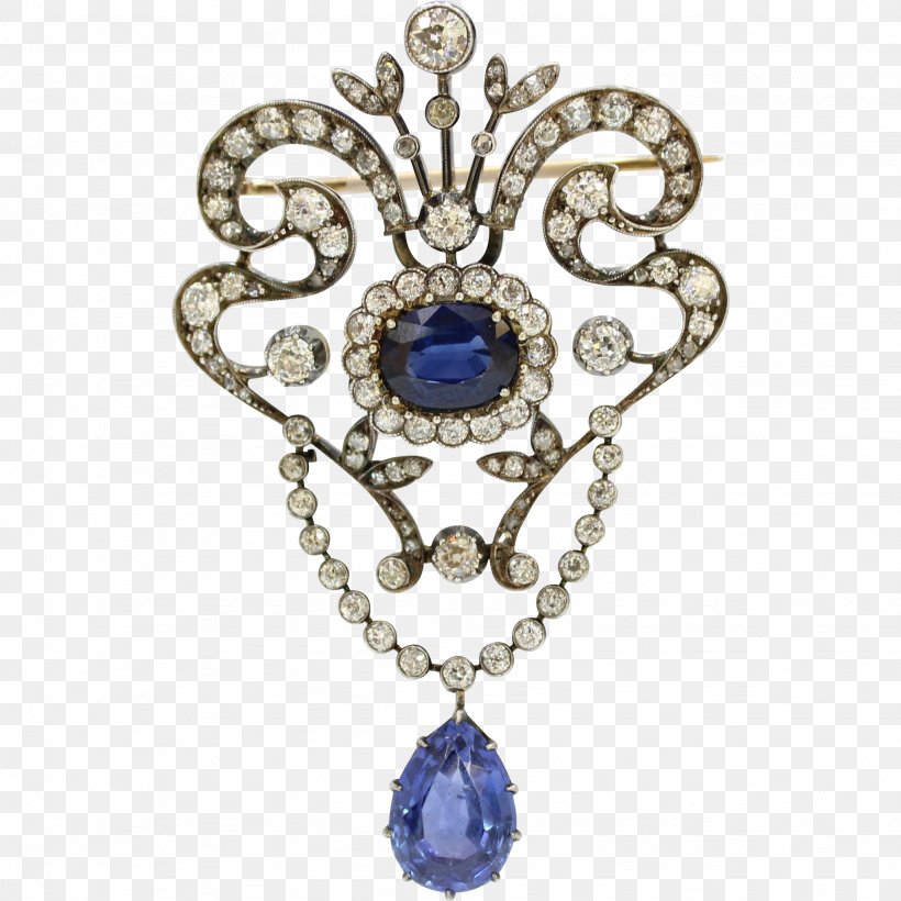 Sapphire Jewellery Ruby Lane Brooch Diamond, PNG, 2048x2048px, Sapphire, Alpha And Omega, Belle Epoque, Body Jewellery, Body Jewelry Download Free