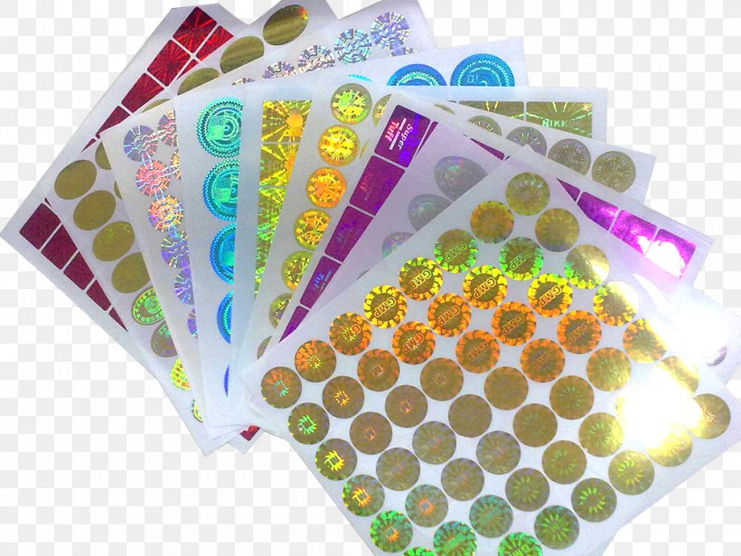Sticker Label Printing Security Hologram Paper, PNG, 1000x750px, Sticker, Adhesive, Autoadhesivo, Decal, Holography Download Free