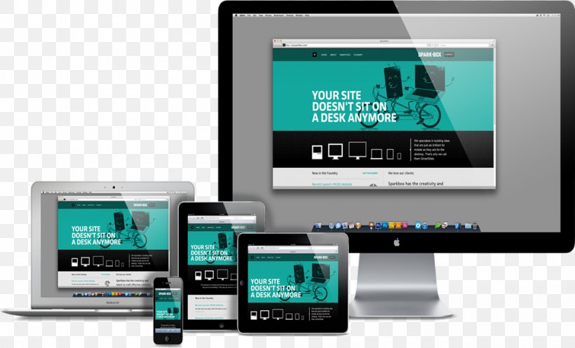 Web Development Responsive Web Design Digital Marketing Website, PNG, 1000x607px, Responsive Web Design, Brand, Communication, Display Advertising, Display Device Download Free