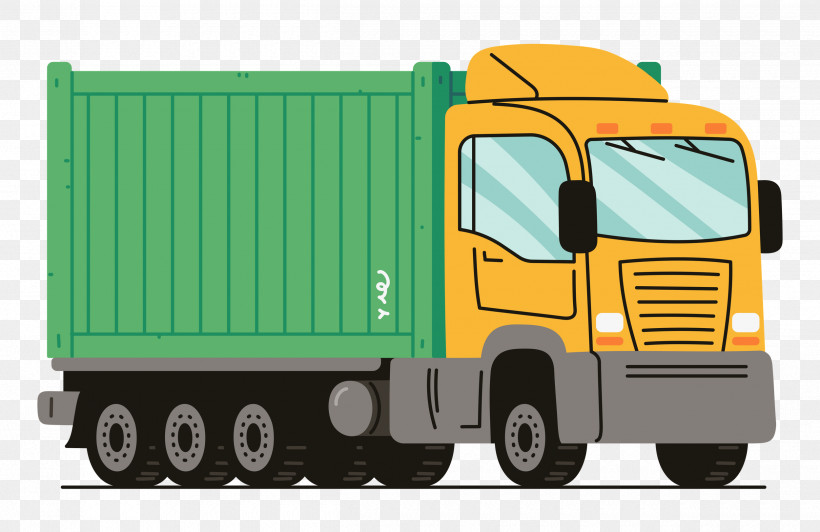 Commercial Vehicle Cargo Truck Freight Transport Semi-trailer Truck, PNG, 2500x1622px, Commercial Vehicle, Cargo, Freight Transport, Public, Public Utility Download Free