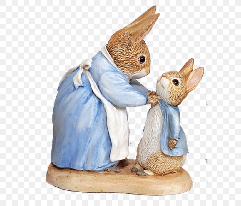 Domestic Rabbit The Tale Of Peter Rabbit Mrs. Rabbit The Tale Of Mrs. Tiggy-Winkle, PNG, 700x700px, Domestic Rabbit, Beatrix Potter, Beswick Pottery, Figurine, Hare Download Free