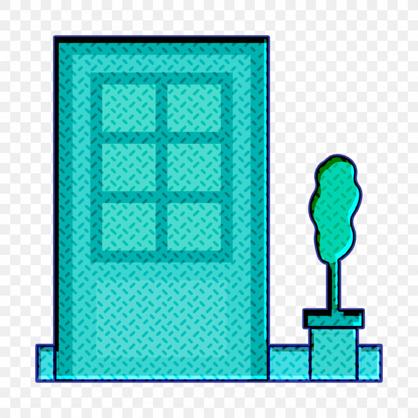 Household Compilation Icon Door Icon, PNG, 1244x1244px, Household Compilation Icon, Aqua M, Door Icon, Geometry, Green Download Free