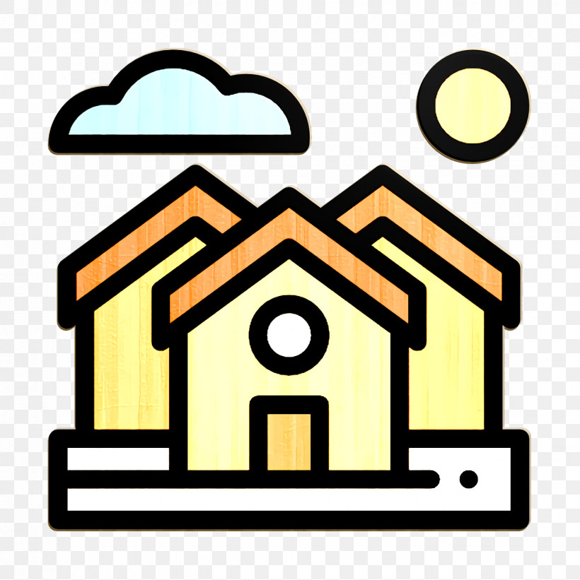 Houses Icon Neighborhood Icon In The Village Icon, PNG, 1236x1238px, Houses Icon, In The Village Icon, Line, Neighborhood Icon, Symbol Download Free