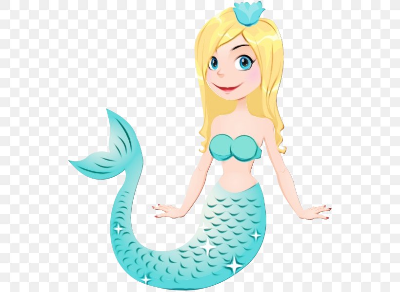 Mermaid Cartoon, PNG, 600x600px, Mermaid, Aqua, Cartoon, Figurine, Microsoft Azure Download Free