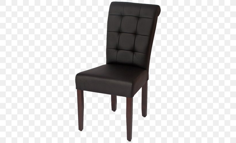 Table Ebony Faux Leather (D8507) Sable Faux Leather (D8492) Dining Room Chair, PNG, 500x500px, Table, Armrest, Artificial Leather, Black, Chair Download Free