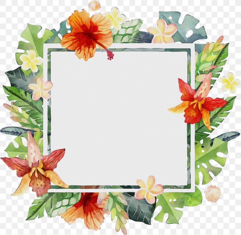 Watercolor Floral Frame, PNG, 1080x1055px, Watercolor, Cut Flowers, Floral Design, Flower, Flower Bouquet Download Free