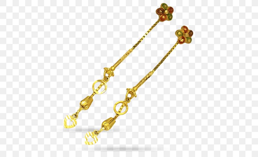 Battulaal Prayag Narayan Jewellers Earring Body Jewellery Gold, PNG, 500x500px, Earring, Body Jewellery, Body Jewelry, Chain, Fashion Accessory Download Free