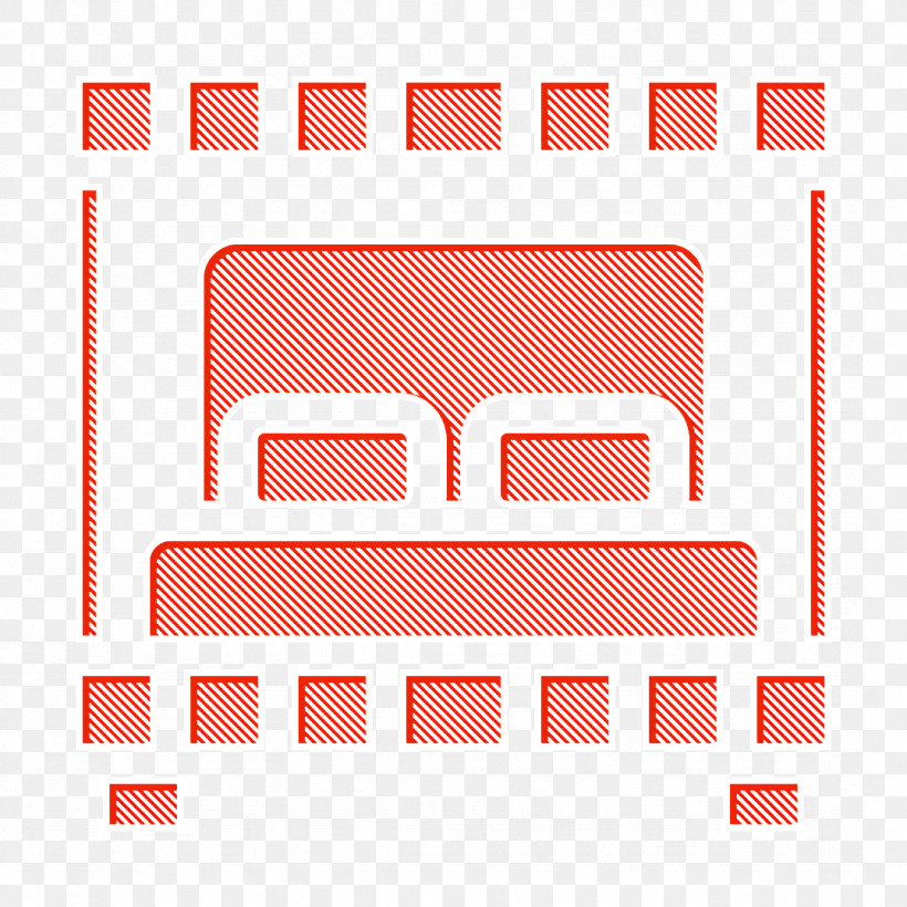 Bed Icon Home Equipment Icon Bedroom Icon, PNG, 1076x1076px, Bed Icon, Bedroom Icon, Home Equipment Icon, Line, Orange Download Free