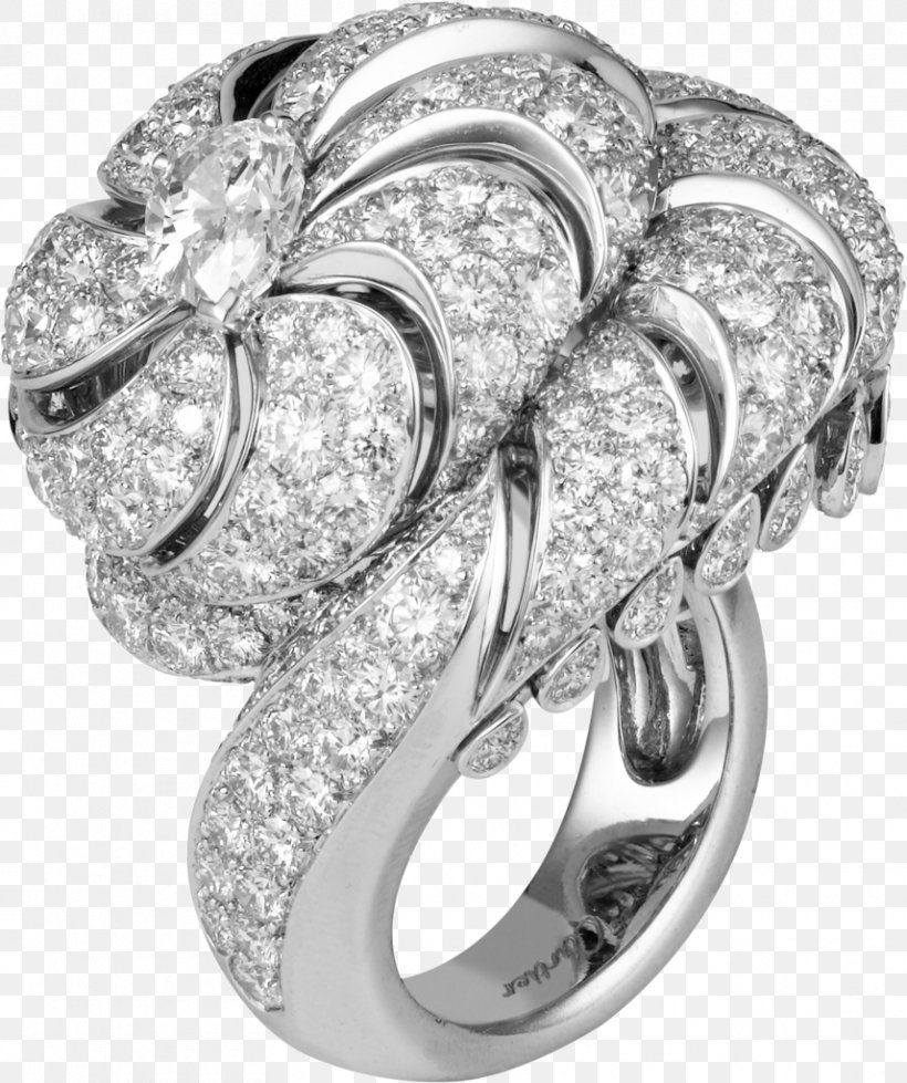 Ring Cartier Jewellery Platinum Flora, PNG, 857x1024px, Ring, Bitxi, Bling Bling, Body Jewelry, Cartier Download Free