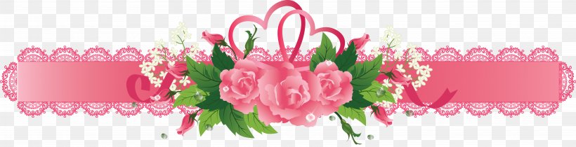 Clip Art, PNG, 6411x1642px, Pink Flowers, Color, Cut Flowers, Flower, Flowering Plant Download Free