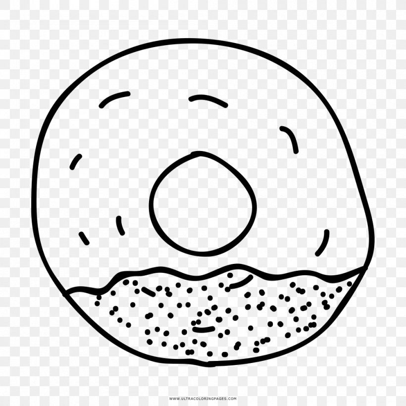 Donuts Line Art Drawing Coloring Book Erroskilla, PNG, 1000x1000px, Donuts, Area, Black, Black And White, Codepen Download Free