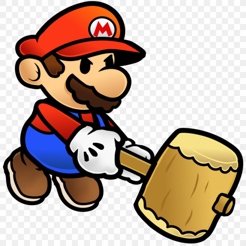 Super Paper Mario Paper Mario: Sticker Star Paper Mario: The Thousand-Year Door Super Smash Bros. Ultimate, PNG, 894x894px, Paper Mario, Cartoon, Construction Worker, Fictional Character, Finger Download Free