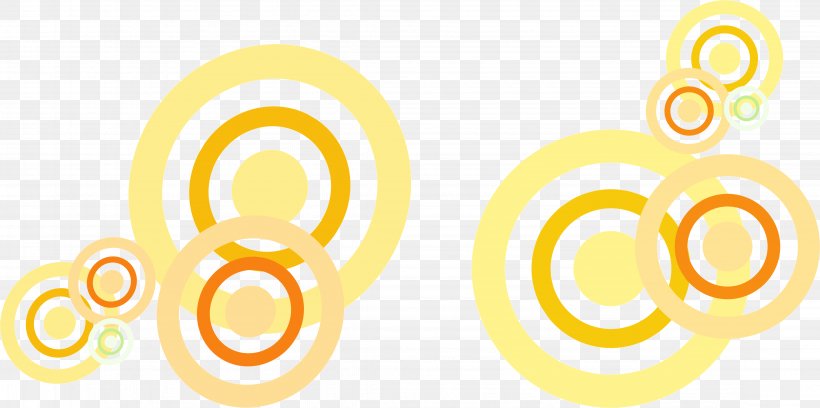 Yellow Circle Disk, PNG, 4497x2239px, Yellow, Decorative Arts, Designer, Disk, Food Download Free