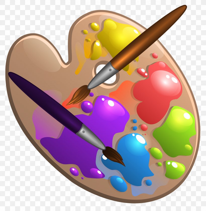 Palette Painting Clip Art, PNG, 5693x5827px, Watercolor, Cartoon, Flower, Frame, Heart Download Free