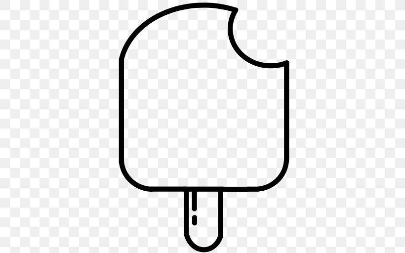 Ice Cream Ice Pop Clip Art, PNG, 512x512px, Ice Cream, Area, Black And White, Cream, Dessert Download Free