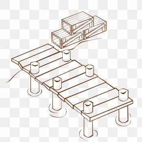 Pier - Old Dock Coloring Book Pier Clip Art PNG