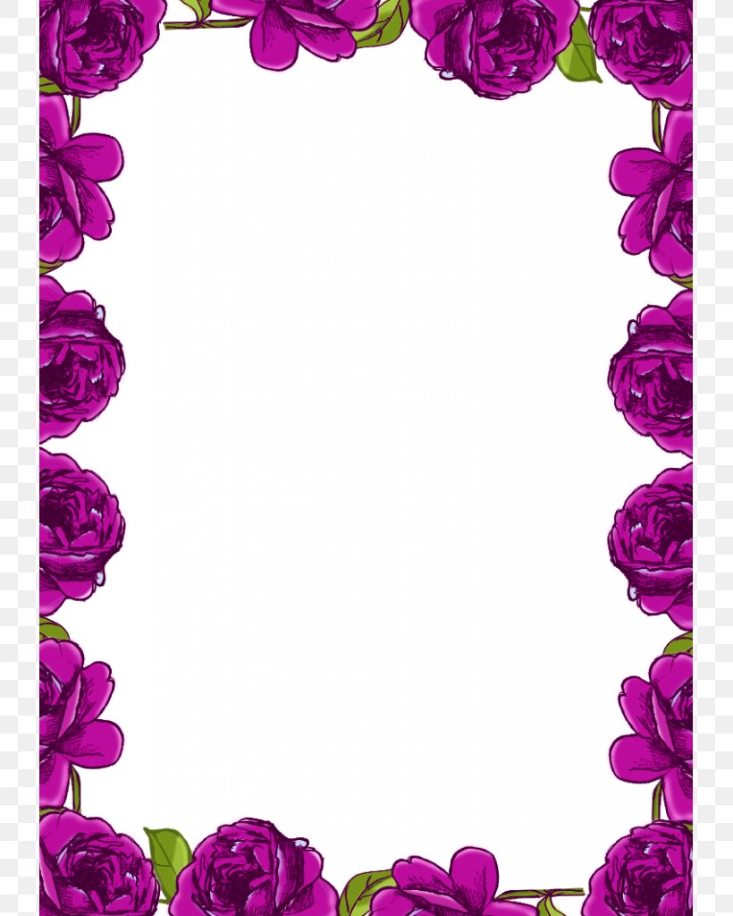 Borders And Frames Flower Rose Clip Art, PNG, 731x1024px, Borders And Frames, Art, Cut Flowers, Drawing, Flora Download Free
