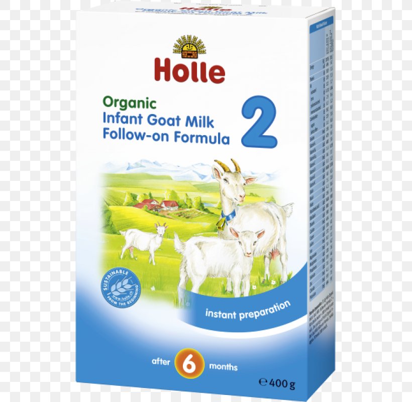 Goat Milk Baby Formula Organic Food Holle, PNG, 800x800px, Goat, Baby Formula, Breastfeeding, Dairy Product, Food Download Free