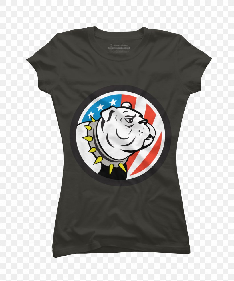 T-shirt United States Logo Bulldog Sleeve, PNG, 1500x1800px, Tshirt, Black, Brand, Bulldog, Cartoon Download Free