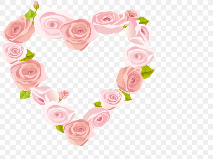Rose Heart Euclidean Vector Adobe Illustrator, PNG, 1890x1417px, Heart, Floral Design, Floristry, Flower, Flower Arranging Download Free