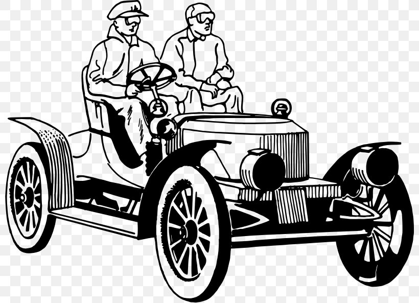 Steam Car Drawing Vintage Car Clip Art, PNG, 800x593px, Car, Automotive Design, Black And White, Classic Car, Diagram Download Free