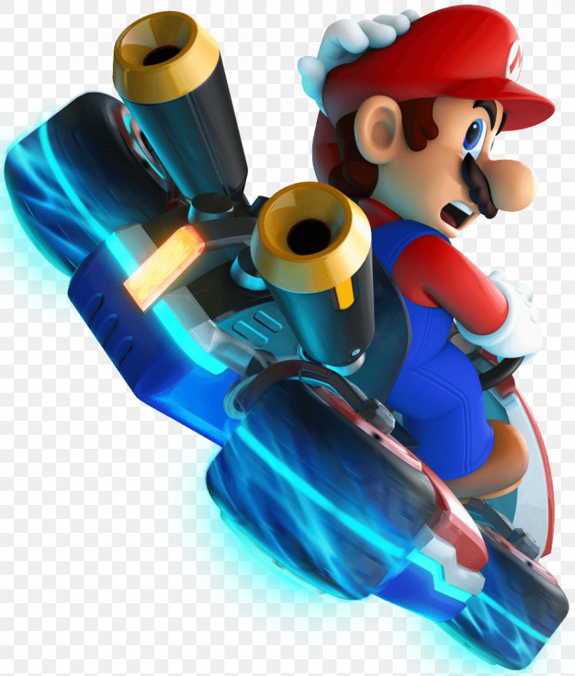 Super Mario Kart Mario Kart 8 Deluxe Wii U Super Mario Bros., PNG, 871x1024px, Super Mario Kart, Action Figure, Amiibo, Electric Blue, Figurine Download Free