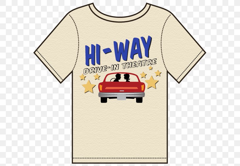 T-shirt Drive-in Cinema Hi-Way Drive- In Theatre, PNG, 603x568px, Tshirt, Brand, Cinema, Clothing, Drivein Download Free