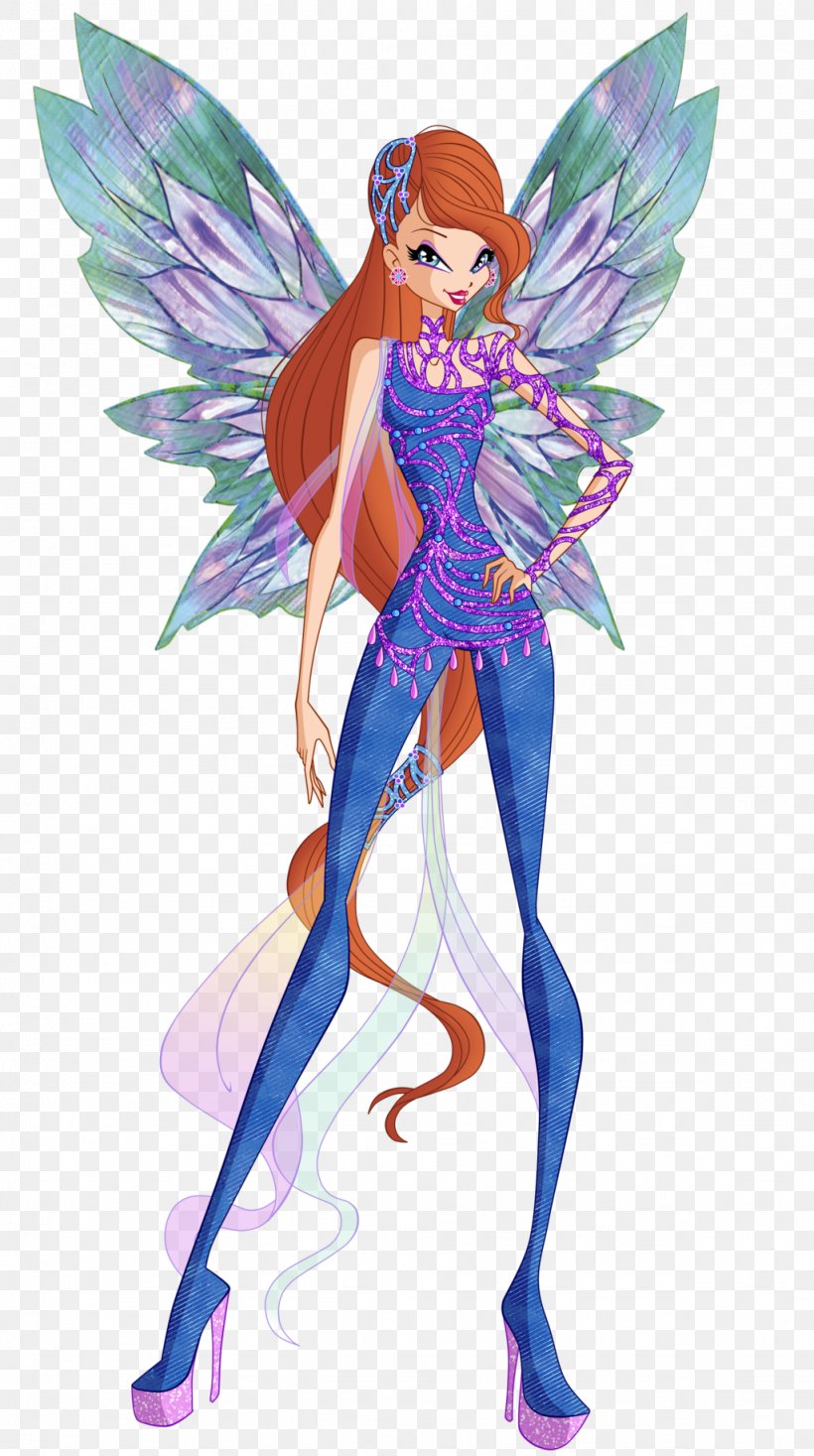 Bloom Tecna Fairy Sirenix DeviantArt, PNG, 1024x1833px, Watercolor, Cartoon, Flower, Frame, Heart Download Free