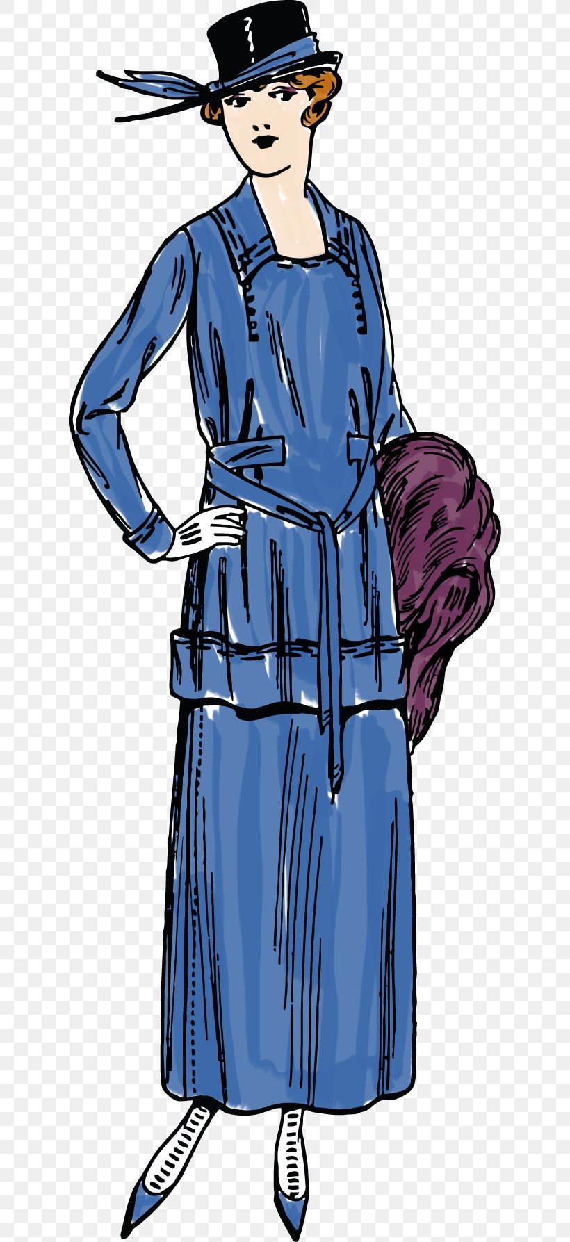 Costume Design Cobalt Blue Clip Art, PNG, 622x1787px, Costume, Art, Blue, Character, Clothing Download Free