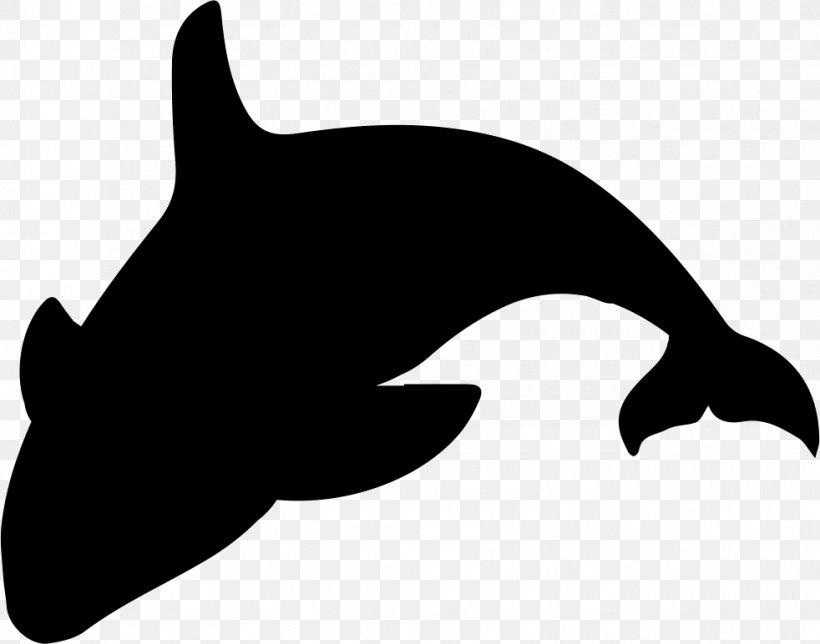 Killer Whale Silhouette Clip Art, PNG, 982x772px, Killer Whale, Animal, Beak, Black, Black And White Download Free
