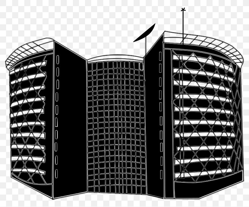 Building Technology Cyber Towers Clip Art, PNG, 800x681px, Building, Black And White, Cyber Towers, Drawing, Hitec City Download Free