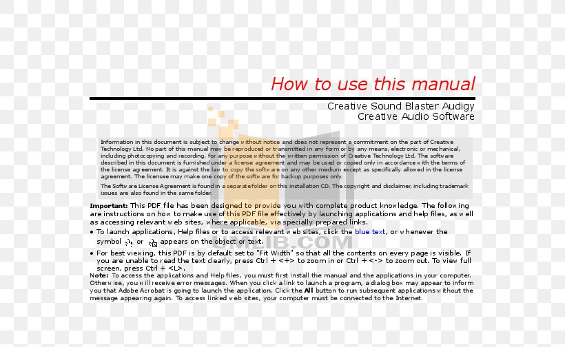 Document Creative Audigy 4 Sound Blaster Audigy Product Manuals, PNG, 648x504px, Document, Area, Creative, Creative Technology, Online And Offline Download Free