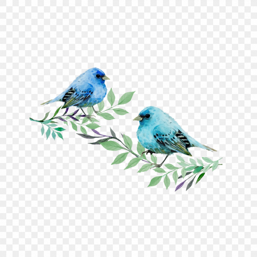 Feather, PNG, 2289x2289px, Watercolor, Beak, Bird, Blue, Bluebird Download Free