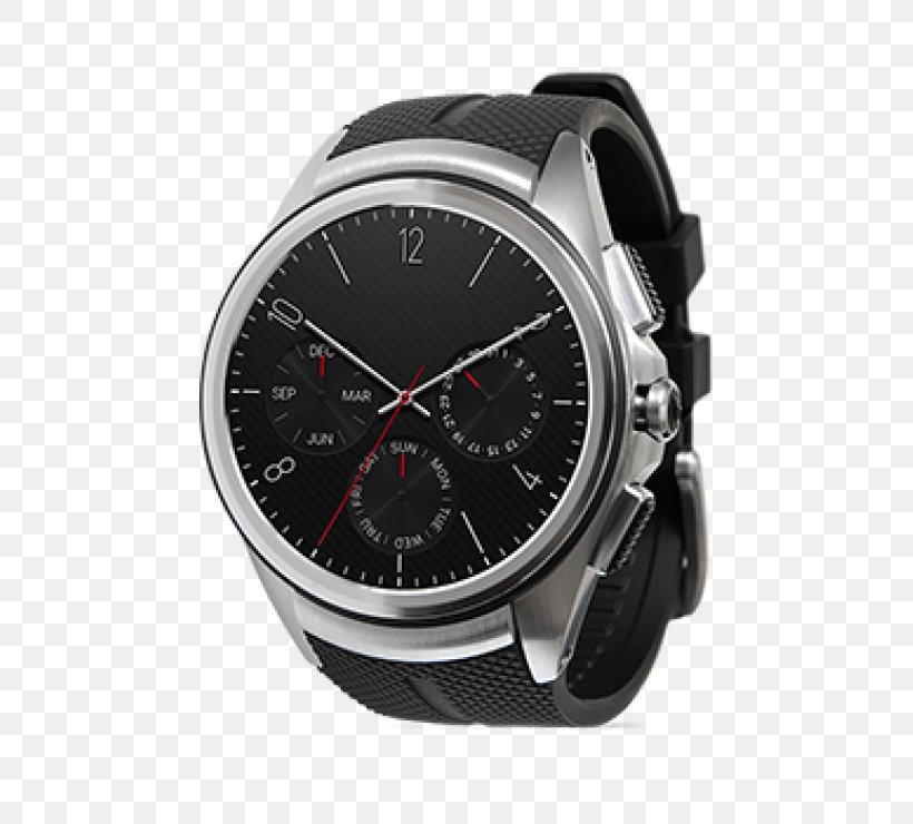 LG G Watch R LG Watch Urbane Smartwatch Wear OS, PNG, 575x740px, Lg G Watch, Android, Black, Brand, Hardware Download Free