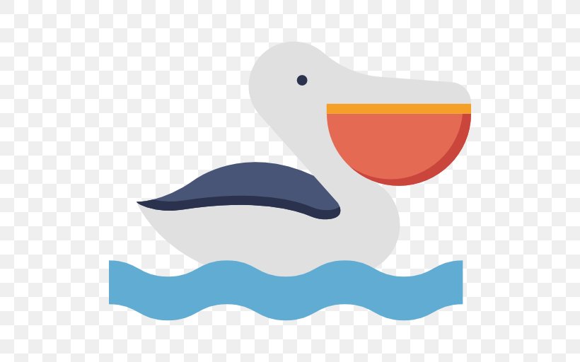 Pelican Duck Animal Bird Cygnini, PNG, 512x512px, Pelican, Animal, Beak, Bird, Cygnini Download Free