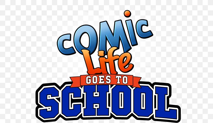 Comic Life Comics School Education Logo, PNG, 642x475px, Comic Life, Area, Brand, Comics, Education Download Free