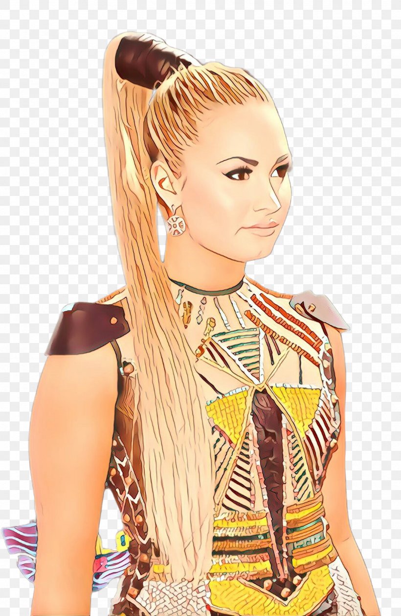 Demi Lovato Model Fashion Blond Music, PNG, 1615x2476px, Cartoon, Blond, Brown Hair, Clothing, Cowboy Hat Hat Download Free
