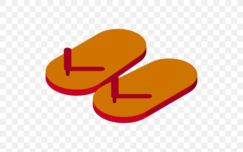 Slipper Flip-flops Shoe Footwear Sandal, PNG, 512x512px, Slipper, Flip Flops, Flipflops, Footwear, Orange Download Free