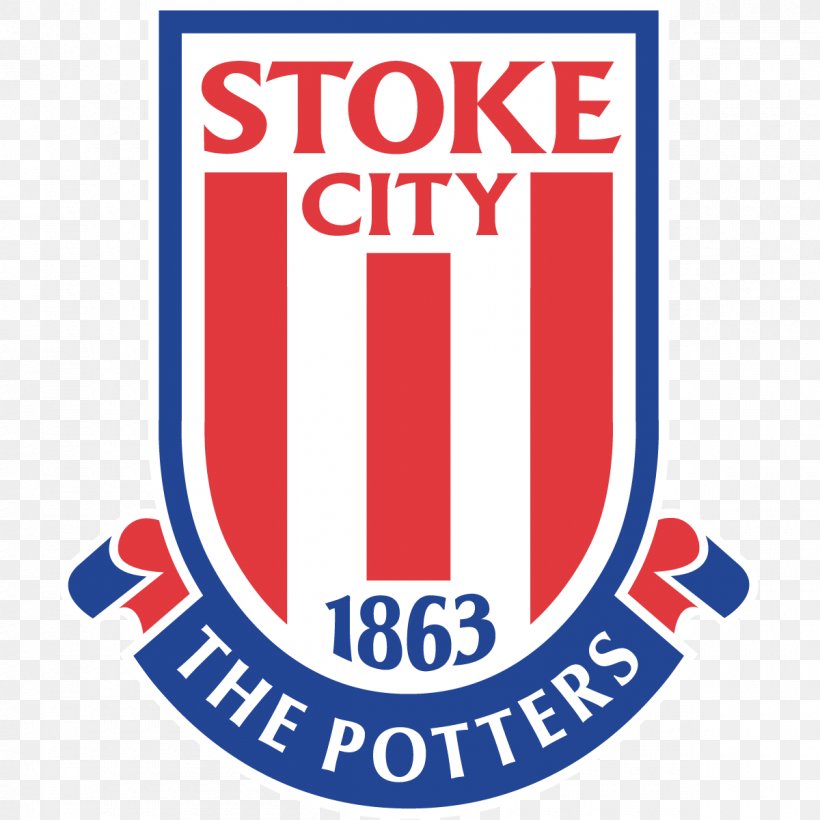 Stoke City F.C. Logo Premier League Football Emblem, PNG, 1200x1200px, Stoke City Fc, Area, Banner, Brand, Emblem Download Free