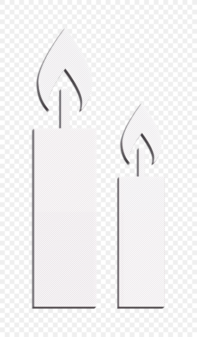 Tools And Utensils Icon Restaurant Icon Two Burning Candles Icon, PNG, 670x1400px, Tools And Utensils Icon, Black And White, Candle Icon, Cremation, Crematorium Download Free