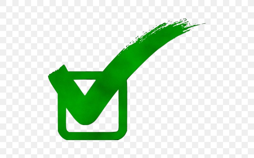 Green Check Mark, PNG, 512x512px, Watercolor, Check Mark, Checkbox, Green, Logo Download Free