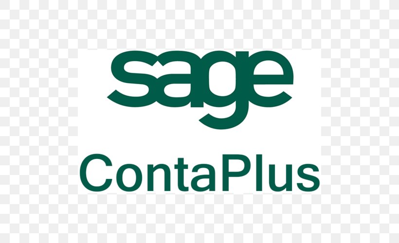Logo SP ContaPlus Computer Software Sage Group Font, PNG, 500x500px, Logo, Area, Brand, Computer Software, Green Download Free