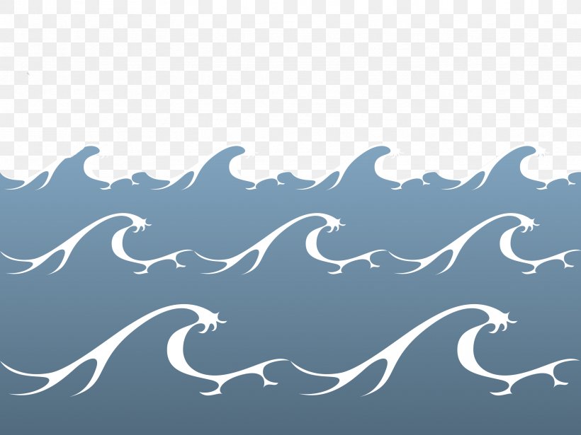 Wind Wave Wave Vector Euclidean Vector, PNG, 3333x2500px, Wind Wave, Area, Blue, Dispersion, Ocean Download Free